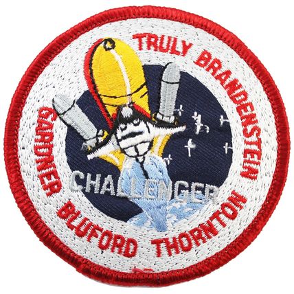 STS-8 NASA Shuttle Mission Crew Space Patch