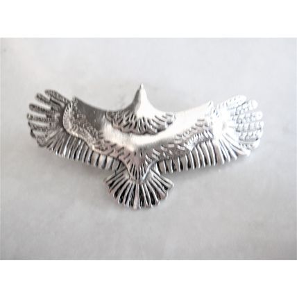 Silver or bronze metal eagle bird hair clip barrette