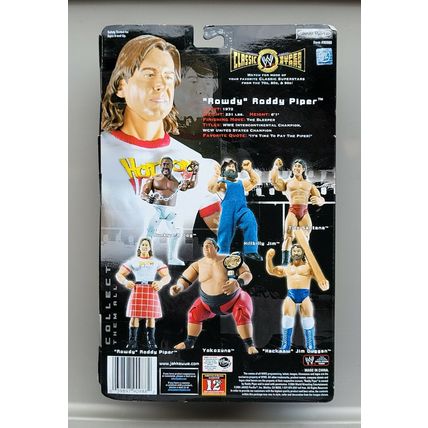 wwe wwf ljn classic superstars 2004 convention exclusive 1 of 1800 roddy piper
