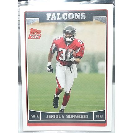 2006 Topps JERIOUS NORWOOD (Falcons) Rookie Card #349