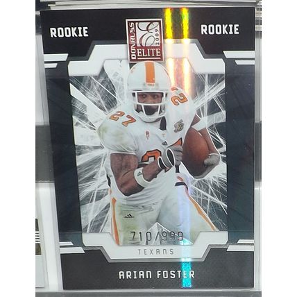 2009 Elite ARIAN FOSTER (Tennessee/Texans) Rookie Card #106 710/999