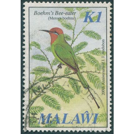 Malawi 1985 1k Boehm's Bee-eater SG736 used