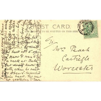 Christ Church, Oxford, Rare Valentines Postcard 1905