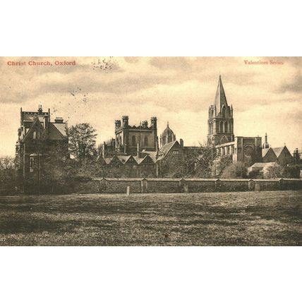 Christ Church, Oxford, Rare Valentines Postcard 1905