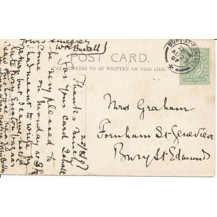 PC20830 The Pilgrims Hospital. Battle Abbey. Valentine. 1907