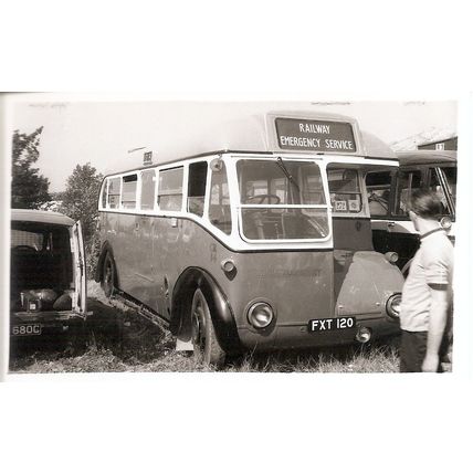 Black & White Photograph of London Transport - FXT 120