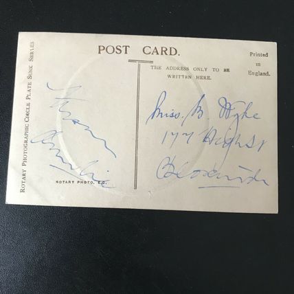 EDWARDIAN Theatre Music Hall Miss Zena & Phyllis Dare Rotary Circle GC Postcard