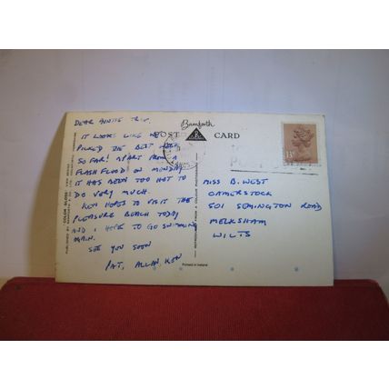 multiview, BLACKPOOL, LANCASHIRE. used postcard c.1982 pm by Bamforth =