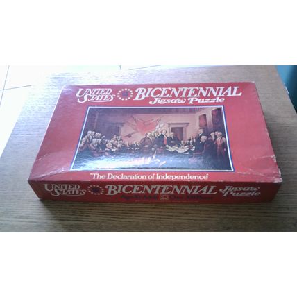 UNITED STATES BICENTENNIAL (1776-1976) Jigsaw Puzzle (300+ Pieces) VINTAGE 1974