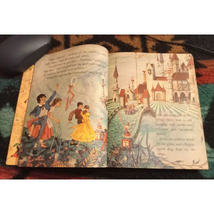 Old Vintage Little Golden Book Walt Disney Babes In Toyland (A) Edition 1961