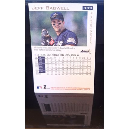 JEFF BAGWELL 1997 FLEER LEAUGE LEADER/ALL-STAR BASEBALL CARD #339