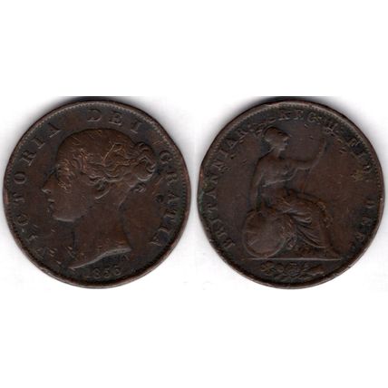Great Britain. Victoria. Halfpenny 1856. dy21063