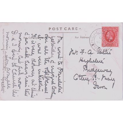 Winchester Deanery & Cathedral Winchester Hampshire Postcard (QHAM342)