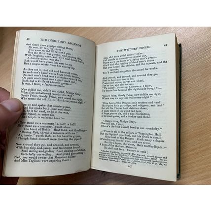 1907 "THE INGOLDSBY LEGENDS" RICHARD BARHAM SMALL ANTIQUE HARDBACK BOOK (P3)