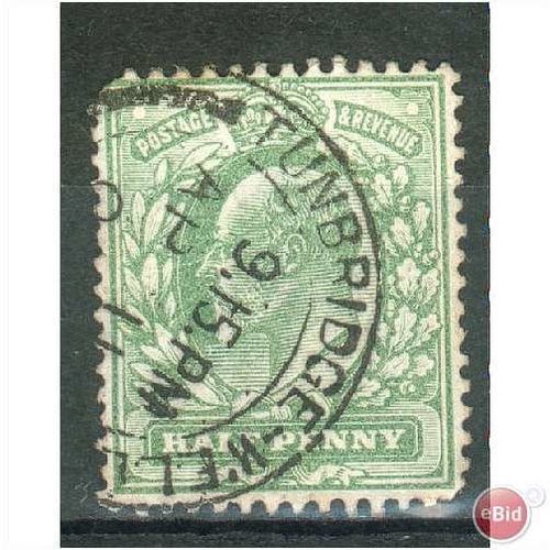 GB stamps 1902-10 -1/2d SG215 Tunbridge Wells cancel 1