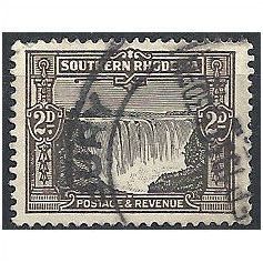 Southern Rhodesia 1931 SG17 2d Black & Sepia Good/Fine Used . .