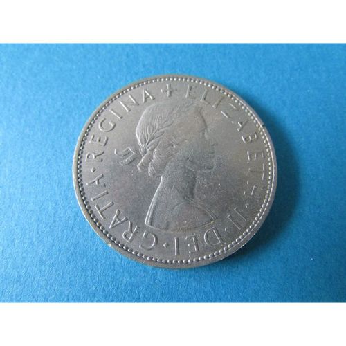 1967 QUEEN ELIZABETH II HALF CROWN FREE POST. AAK