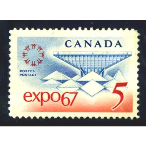 CANADA 1967 SG 611 5c WORLD FAIR MONTREAL M MINT #