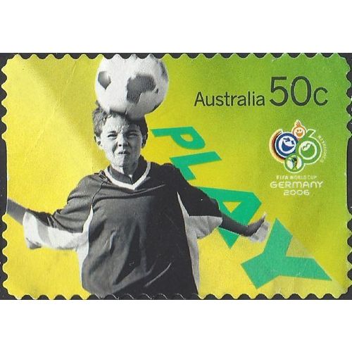 AUSTRALIA, SPORT, FOOTBALL, World Cup Germany, Play, green 2006, 50c