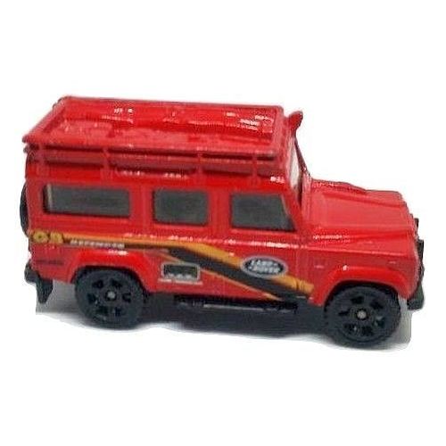Matchbox - '97 Land Rover Defender 110: MBX Metal #65 (2007) *Red / Loose*