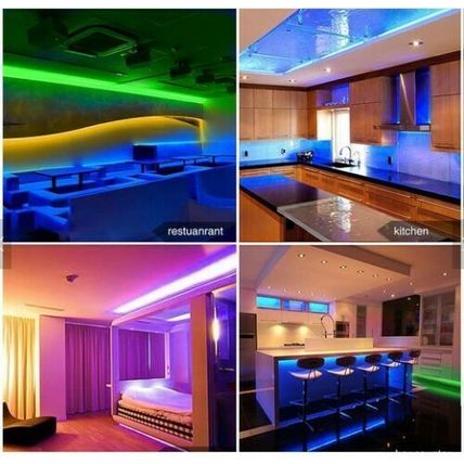 32.8 FT RGB 5050 LED Waterproof Color Changing Strip Lights Indoor Outdoor IP65