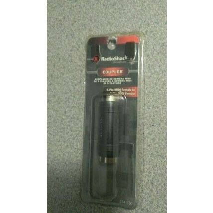 RadioShack 5-Pin MIDI Female to 5-Pin MIDI Female Coupler (274-530) 2740530
