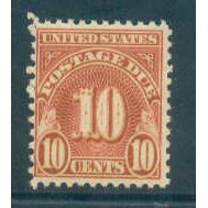 J84 10c Postage Due Average Plus MNH Q3292