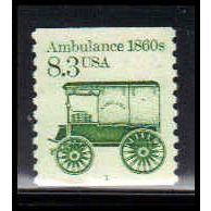 2128 8.3c Ambulance Very Fine MNH Dry Gum CNS 1 PA5864