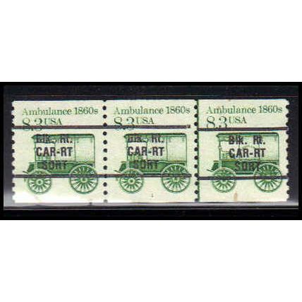 2128a 8.3c Ambulance Very Fine MNH Dry Gum PNC 1/3 Line Gap PA2612