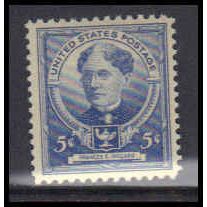 872 5c Frances Willard Fine MNH KA3275