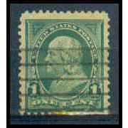 Used 279 1c Benjamin Franklin Average WA0033