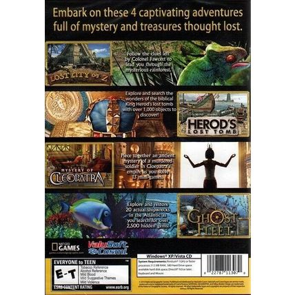 National Geographic: Game Collection (PC-CD, 2010) XP/Vista - NEW CD in SLEEVE