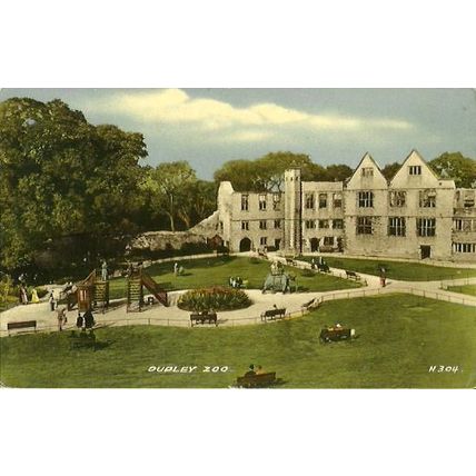 Worcestershire DUDLEY Zoo Postcard (Valentine H.304)