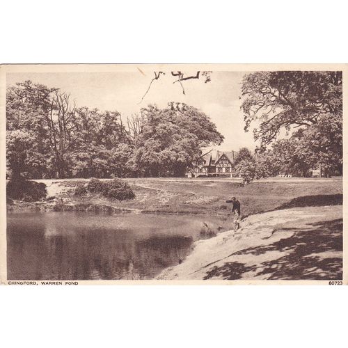 Chingford Warren Pond Essex Postcard (EX72441)