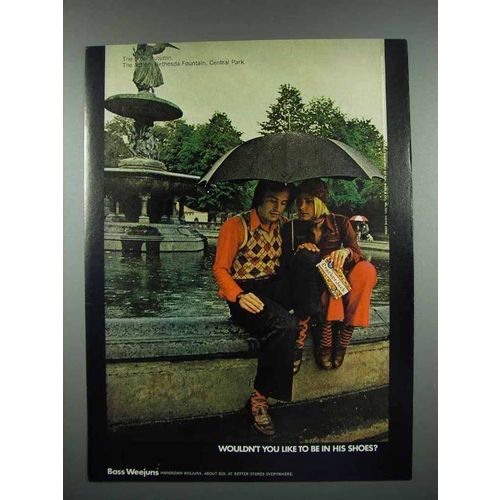1970 Bass Weejuns Ad - Like to Be in His Shoes?