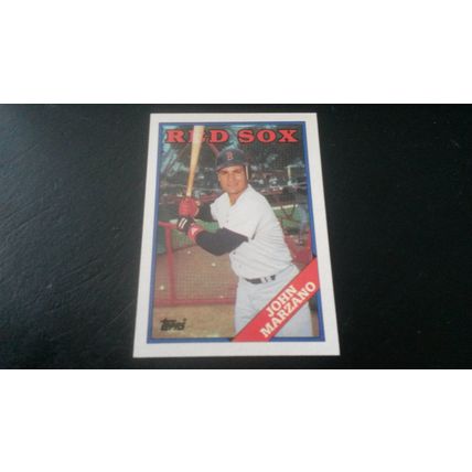 1988 Topps Card # 757 John Marzano Excellent-Mint (6) Boston Red Sox