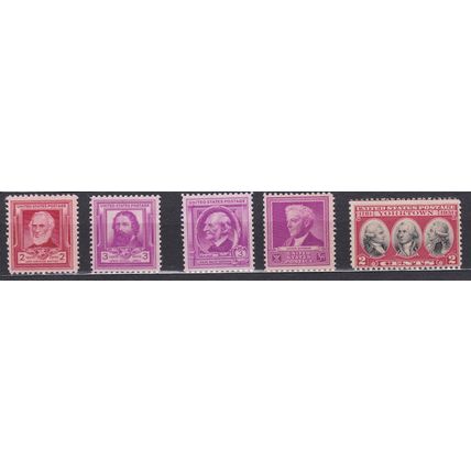 861 3c Ralph Emerson Fine Plus MNH VA0399c
