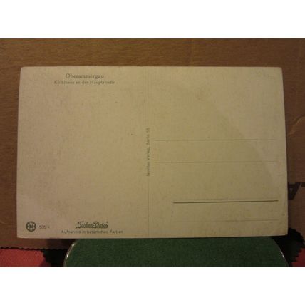 OBERAMMERGAU, Austria. unused vintage postcard (a) =