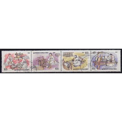 KOREA SÜD SOUTH [1990] MiNr 1636-39 Zdr ( O/used ) [01]