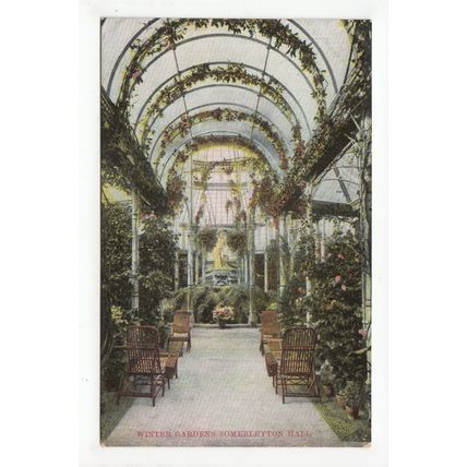 The Winter Gardens Somerleyton Hall Postcard Suffolk