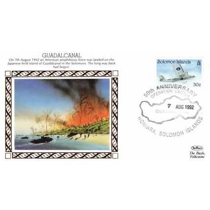 Guadalcanal Benham Japan Solomon Island WW2 Military First Day Cover