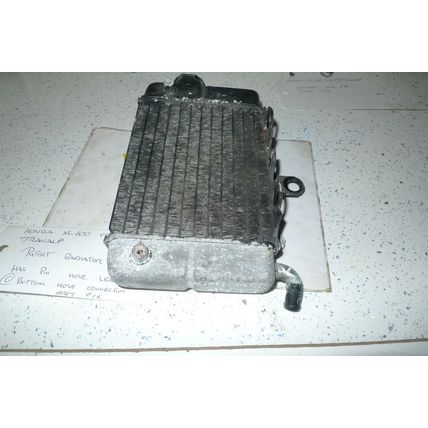 HONDA XL600 V TRANS ALP RIGHT RADIATOR (PIN HOLE REPAIR REQUIRED) (CON-F)