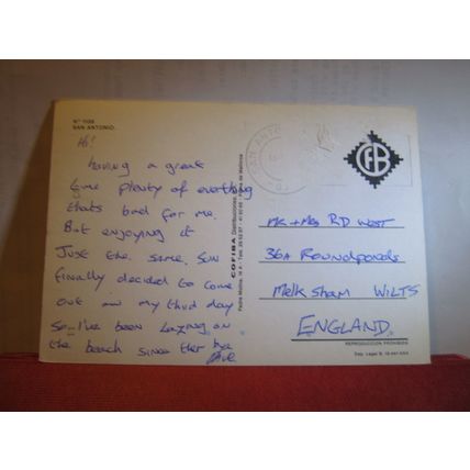 multiview, SAN ANTONIO ABAD , IBIZA, SPAIN used postcard c. 1980 pm #
