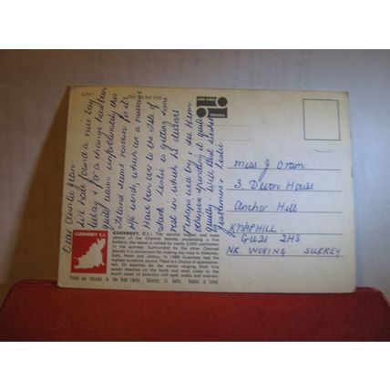 multiview, GUERNSEY, used postcard by John Hinde =