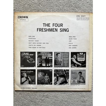 THE FOUR FRESHMEN SING (UK VINYL LP, 1970)