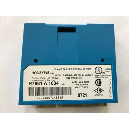 HONEYWELL R7861 A 1034 DYNAMIC SELF-CHECK ULTRAVIOLET FLAME AMPLIFIER,SU
