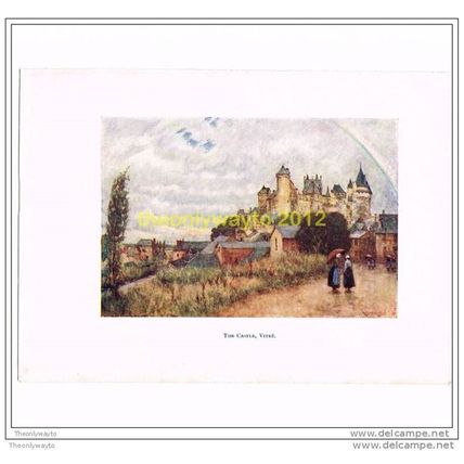 THE CASTLE, VITRE, FROM PICTURESQUE BRITTANY, 1906 (FRANCE)