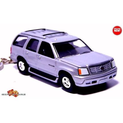 RARE KEYCHAIN SILVER CADILLAC ESCALADE CUSTOM GREAT GIFT or DESK DISPLAY
