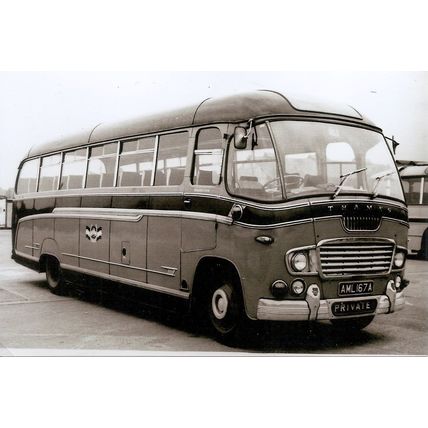 Black & White Photograph of Horseshoe Coaches Ltd. of London N15 - AML 167A