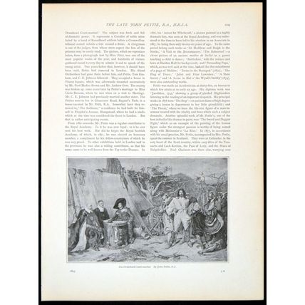 DRUMHEAD COURT-MARTIAL 1893 John Pettie PRINT